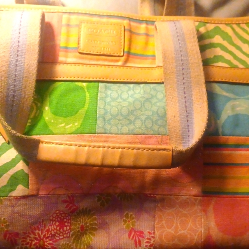 Coach multicolor vintage Handbag